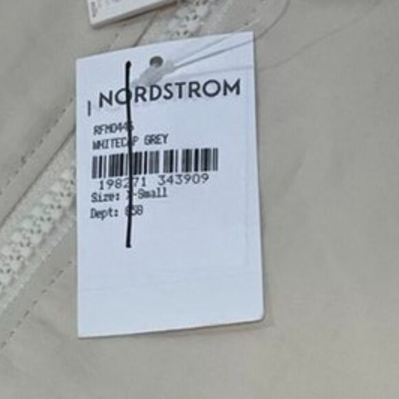 Florence by Mills Oversize Quilted Bomber Jacket Whitecap Grey XS NWT - Picture 12 of 16